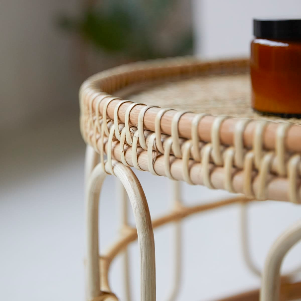 Table Basse Japandi en Rotin – Samson