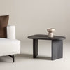 Table d'appoint Japandi en bois design marron – Gonvy