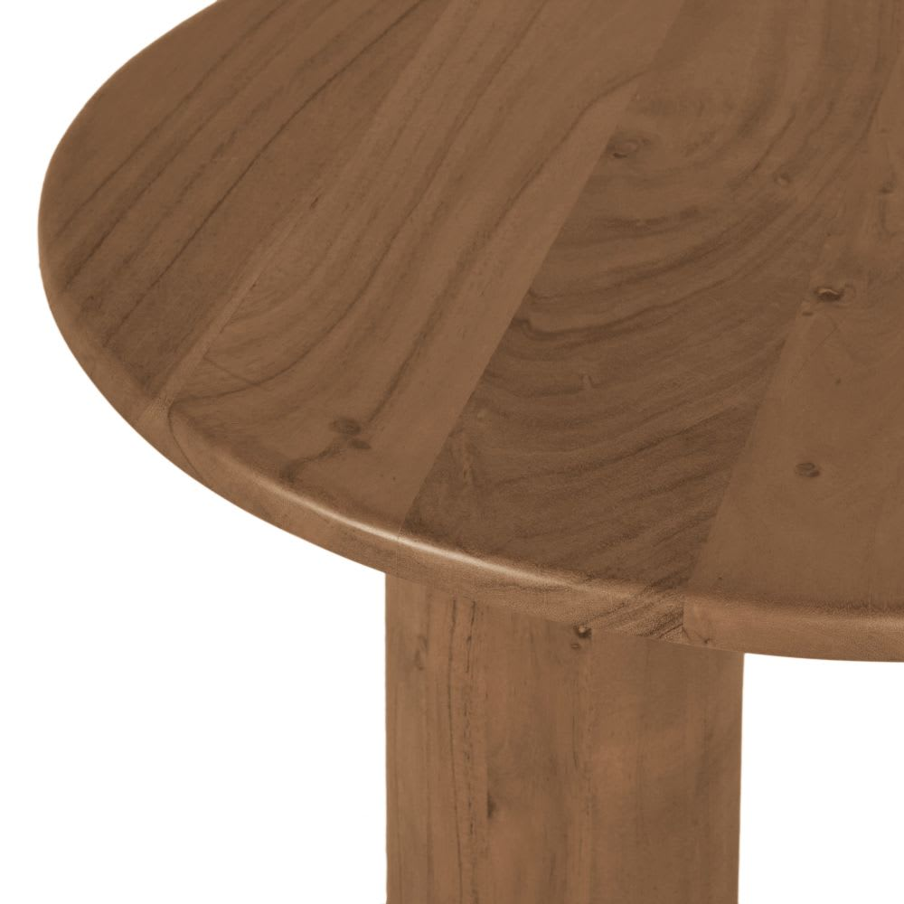 Table Basse Japandi ovoïde bois acacia L145 – Sacramento