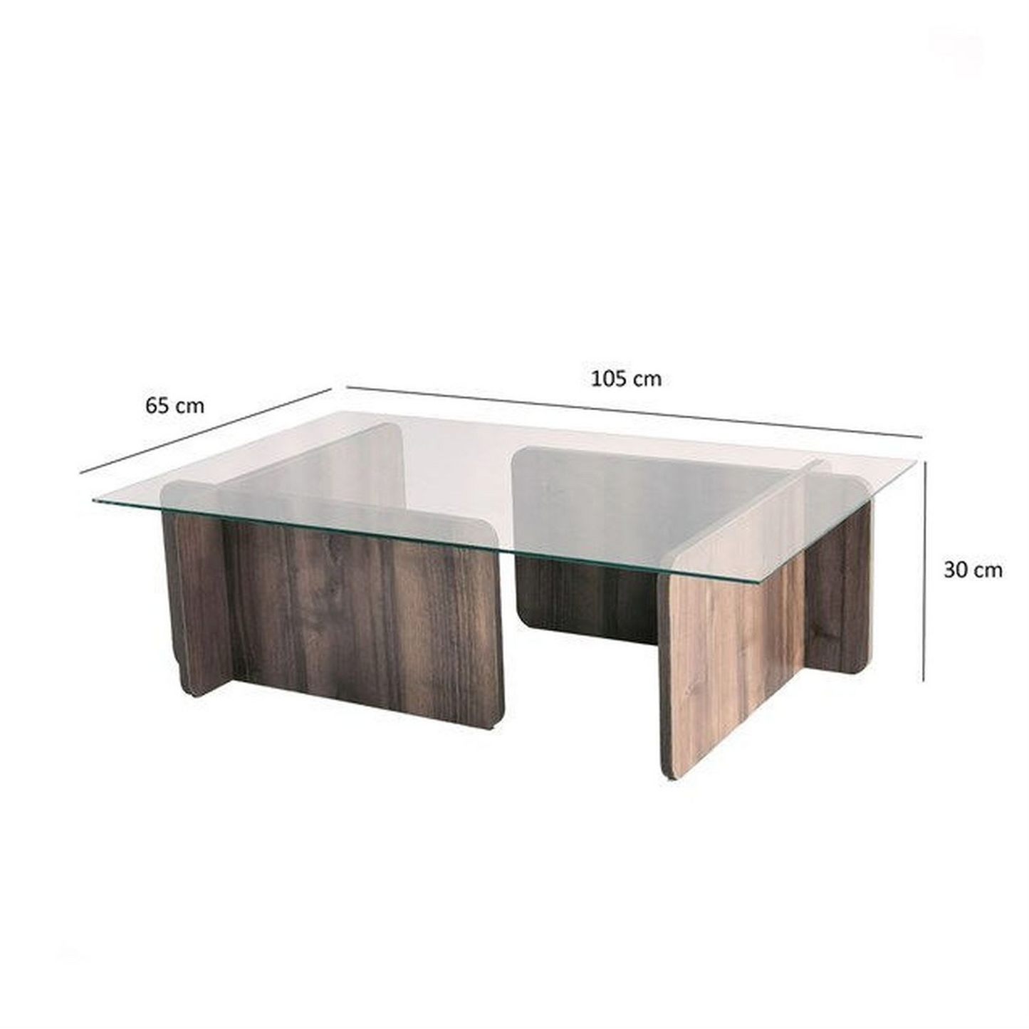 Table Basse Japandi rectangulaire en panneaux de particules – Escape