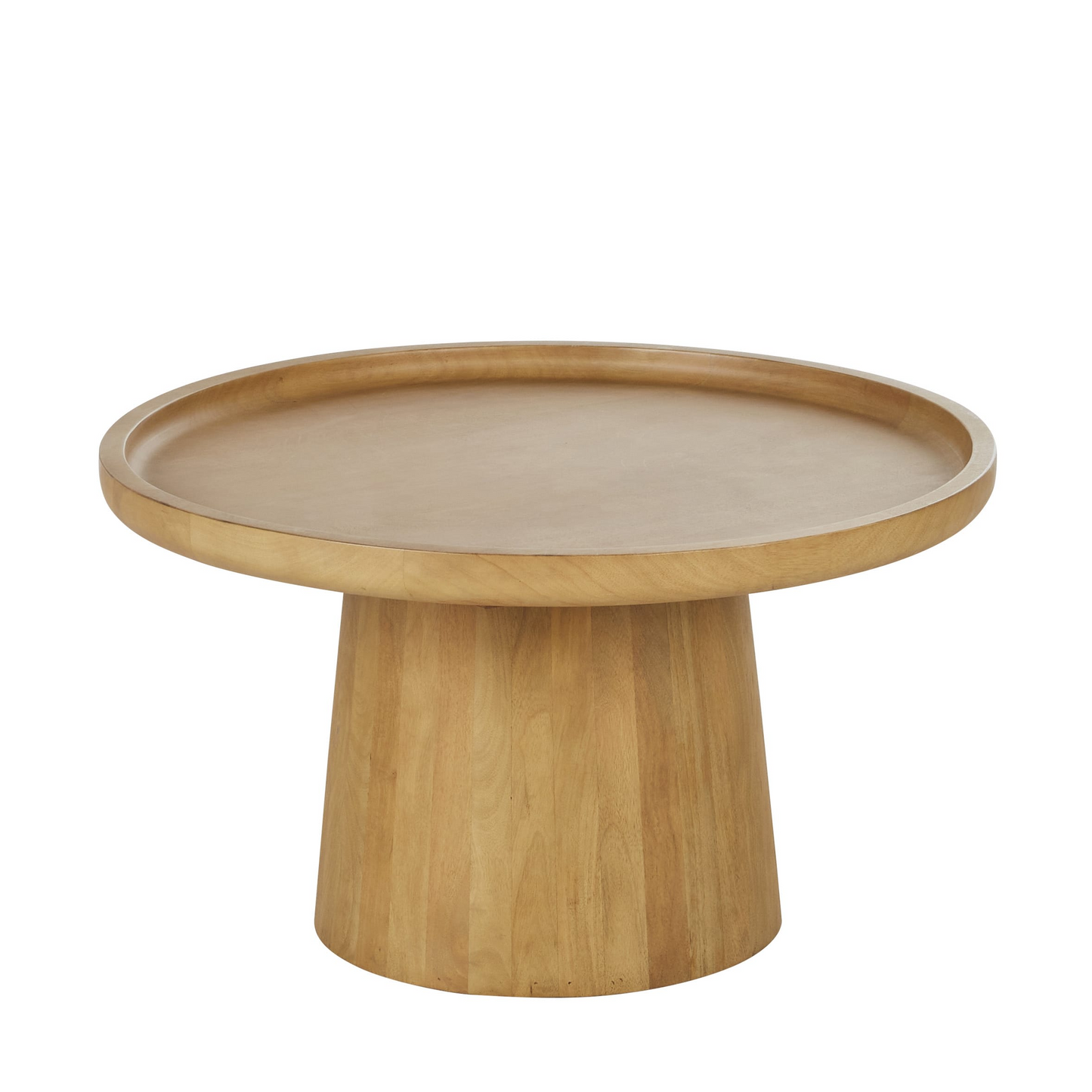 Table Basse Japandi ronde bois de manguier massif – Malaya