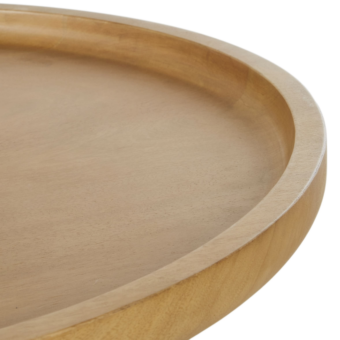 Table Basse Japandi ronde bois de manguier massif – Malaya