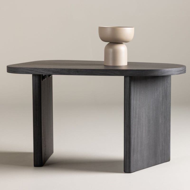 Table d'Appoint Japandi bois design marron – Gonvy