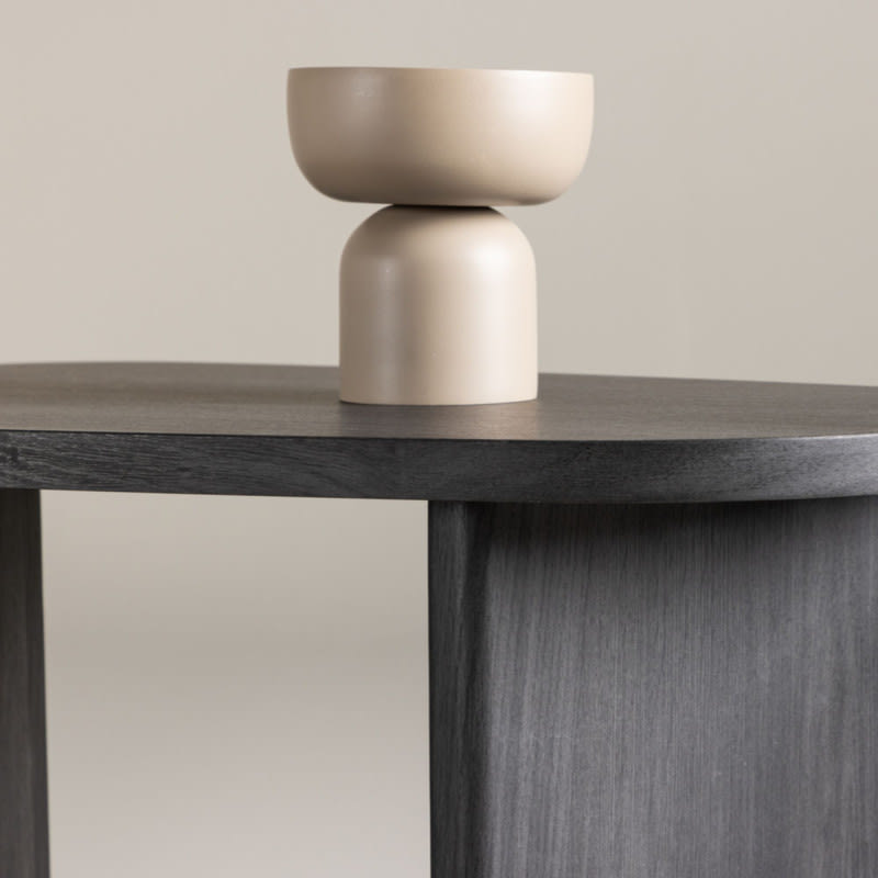 Table d'Appoint Japandi bois design marron – Gonvy