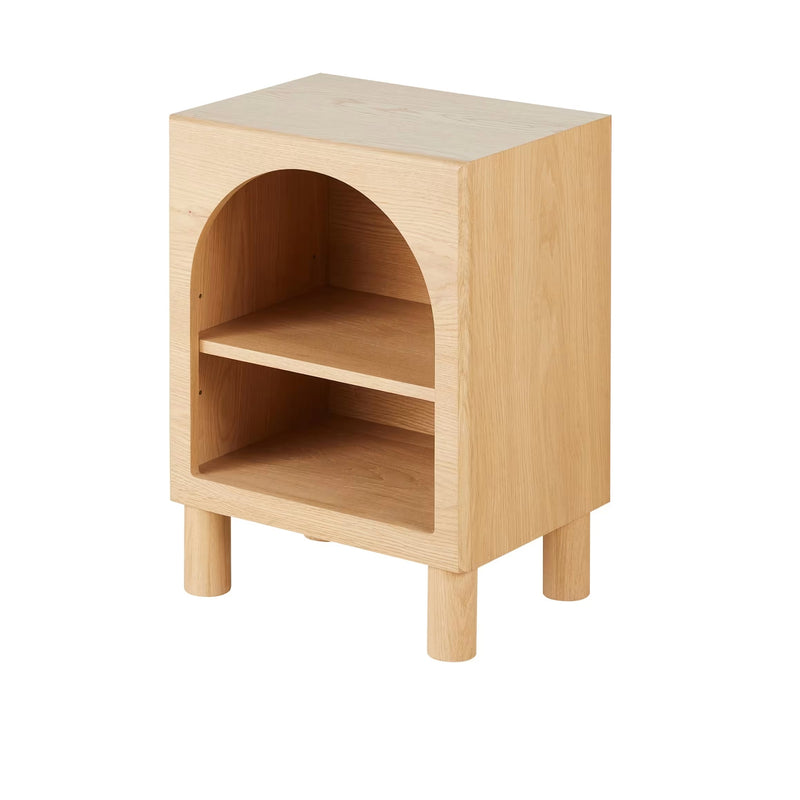 Table de Chevet Japandi avec niche et étagère – Dabali