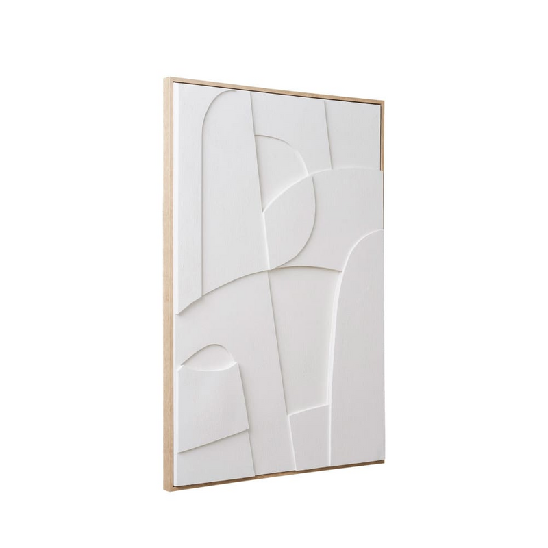 Tableau Blanc Japandi contemporain – Madeline
