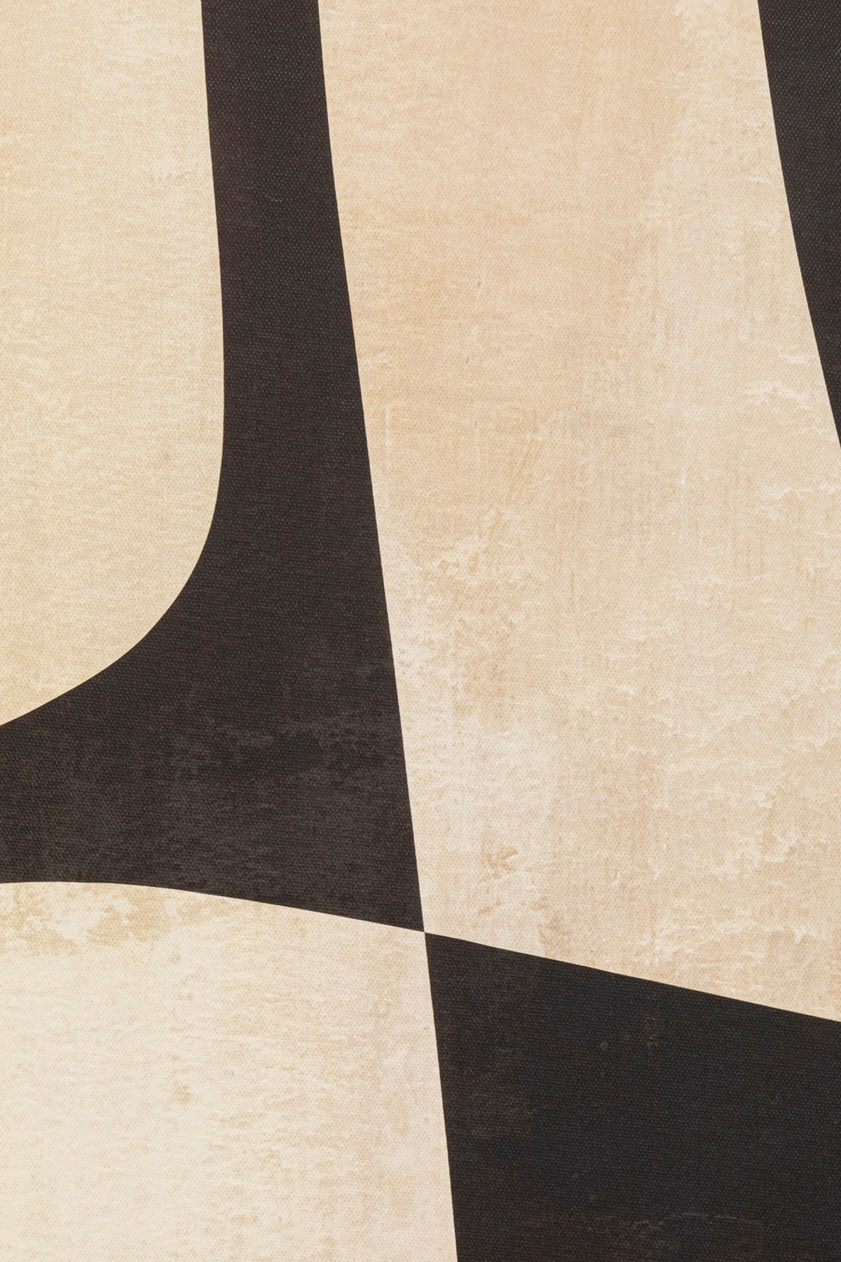 Tableau en Polyester Japandi beige et noir 63x93 – Classic