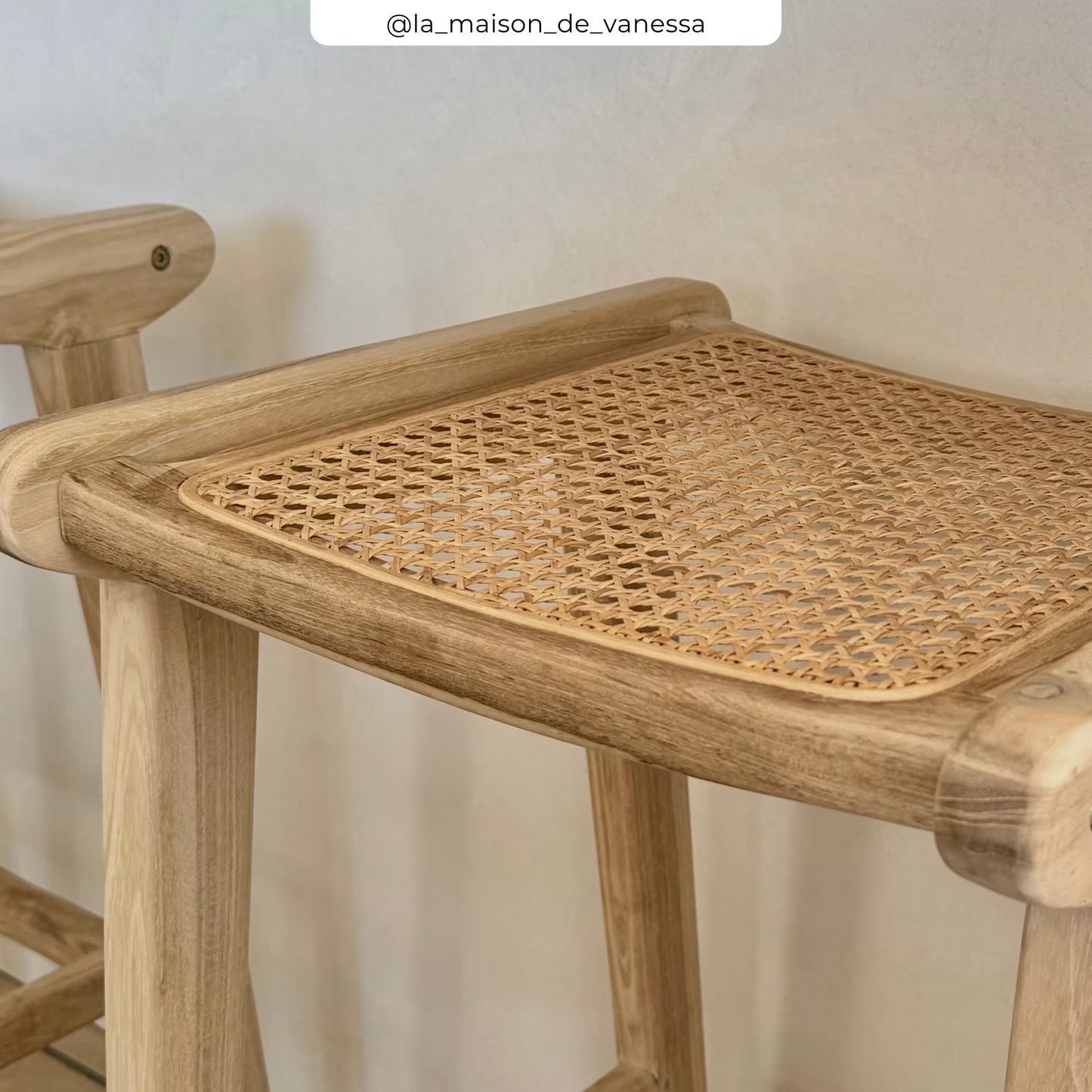 Tabouret de Bar Japandi