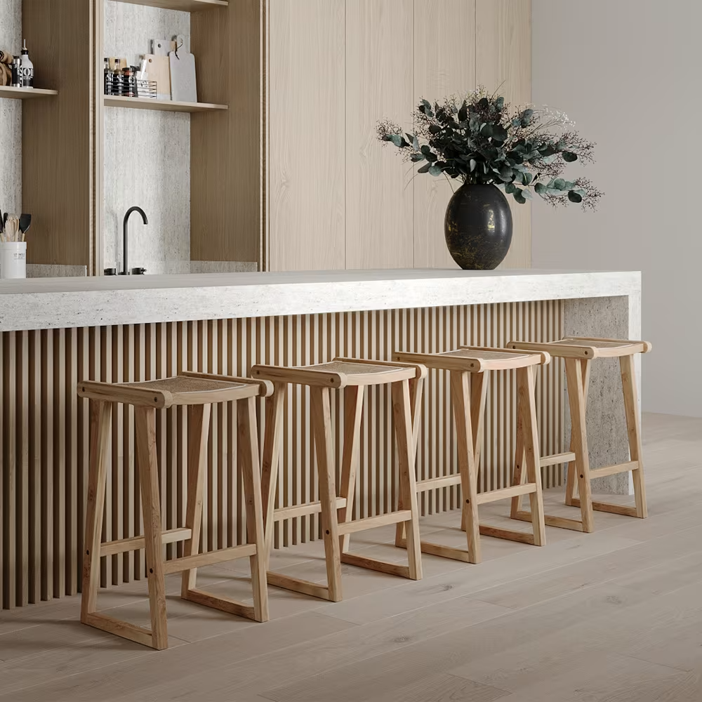 Tabouret de Bar Japandi