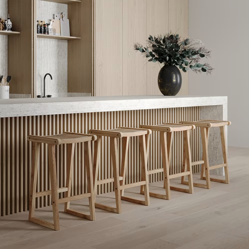 Tabouret de Bar Japandi