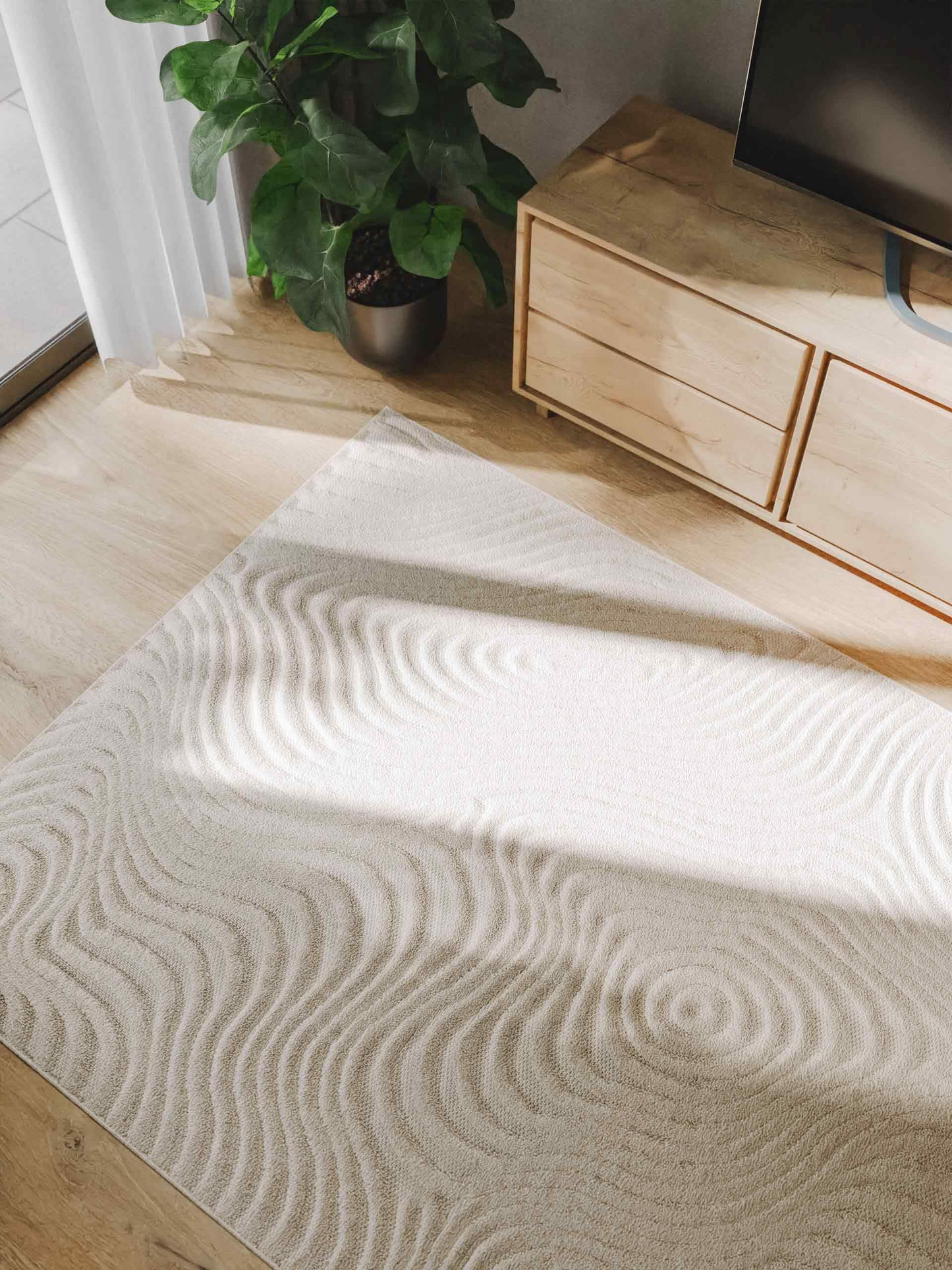 Tapis Crème Japandi 120x170 – Leo