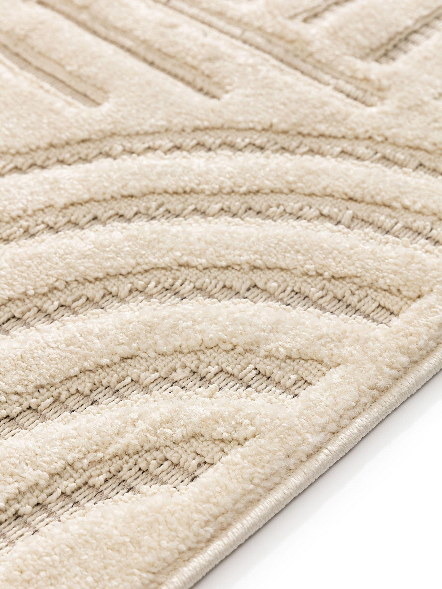 Tapis crème Japandi 160x230 – Leo