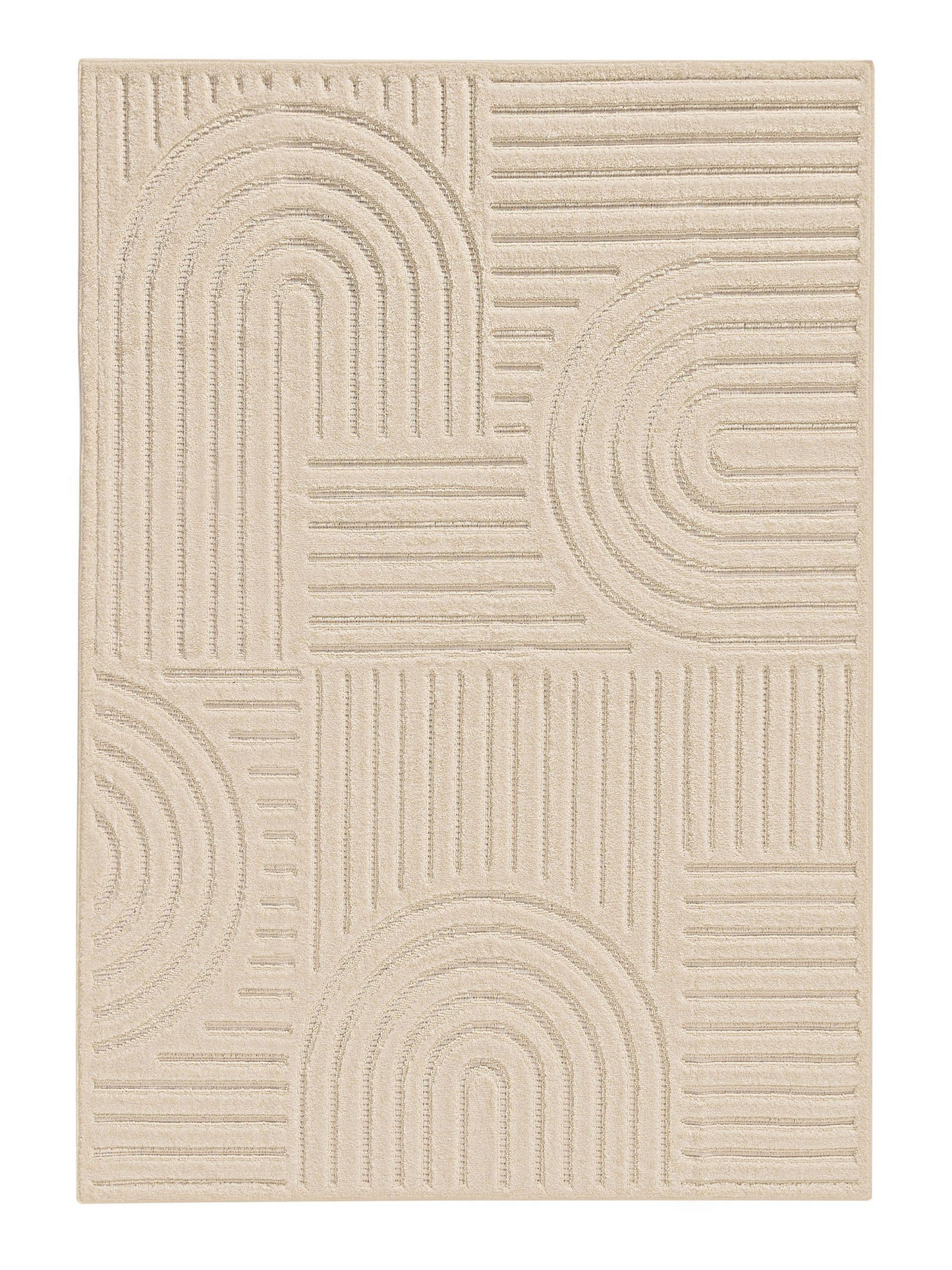 Tapis crème Japandi 160x230 – Leo