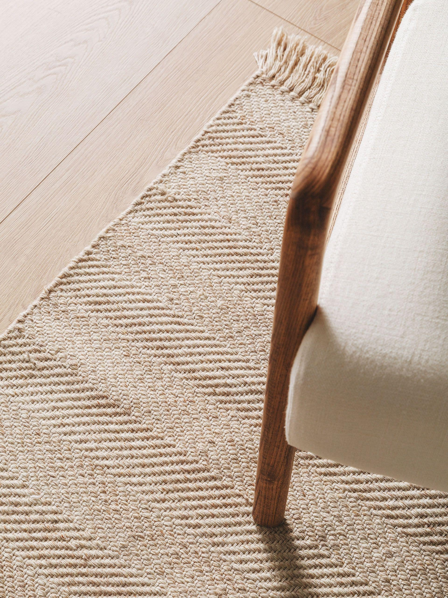 Tapis de Laine Japandi crème 200x300 – Lars