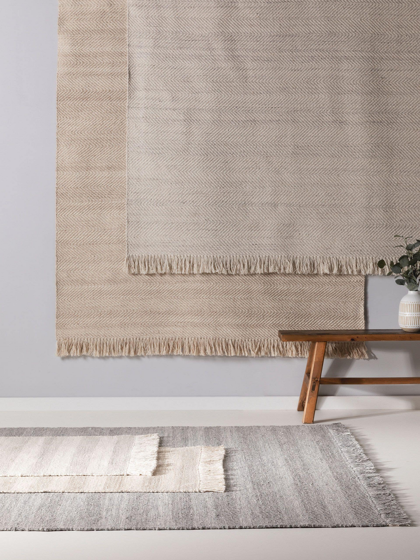 Tapis de Laine Japandi crème 200x300 – Lars
