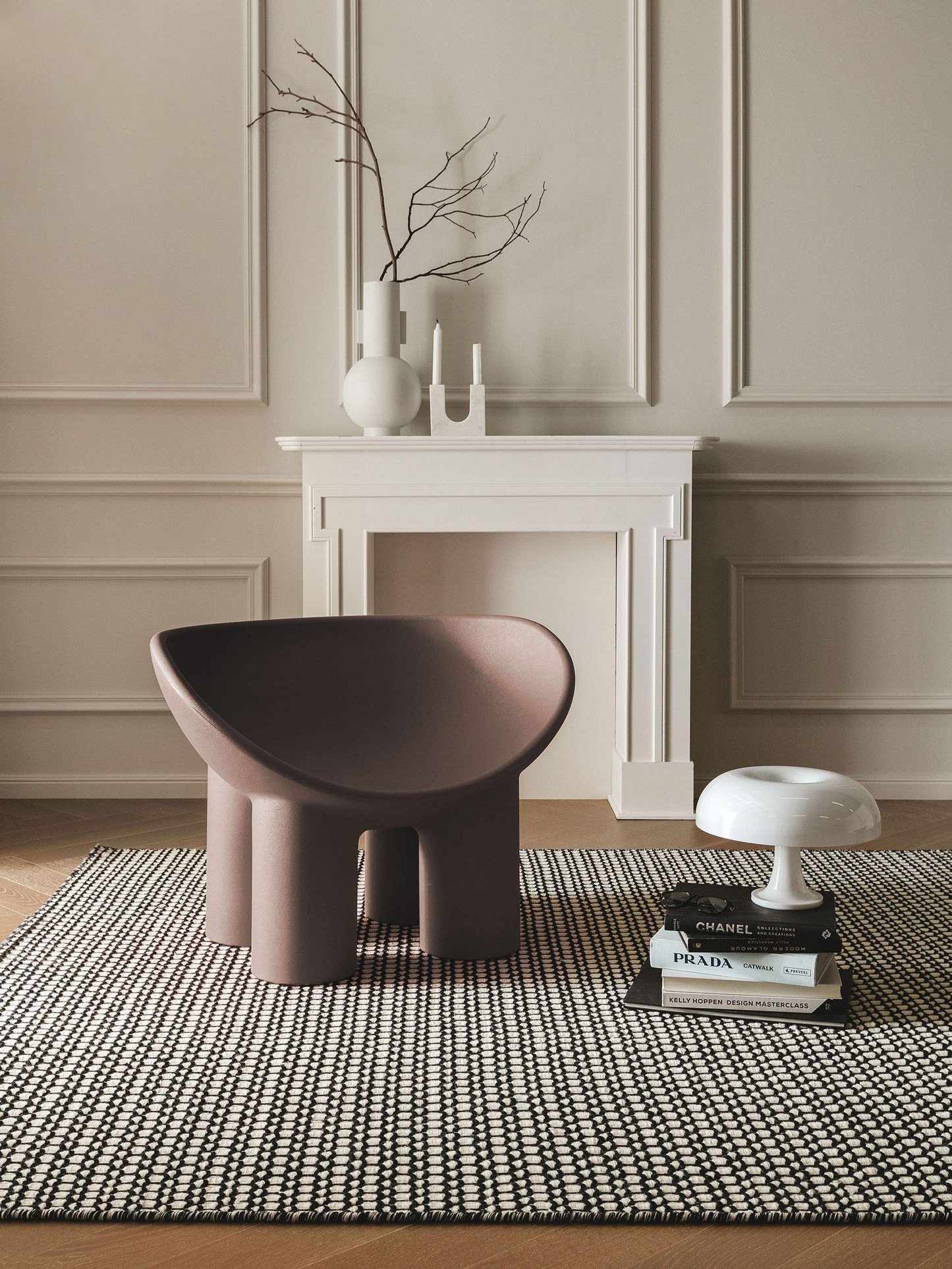 Tapis Japandi laine crème 200x300 – Hera