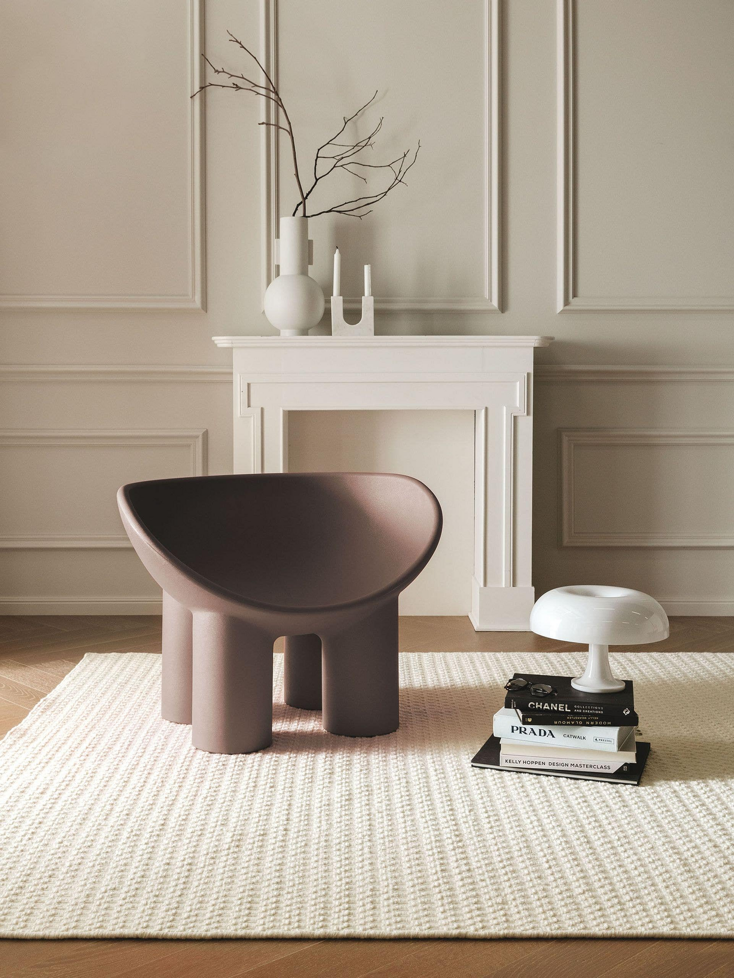 Tapis Japandi laine crème 200x300 – Hera