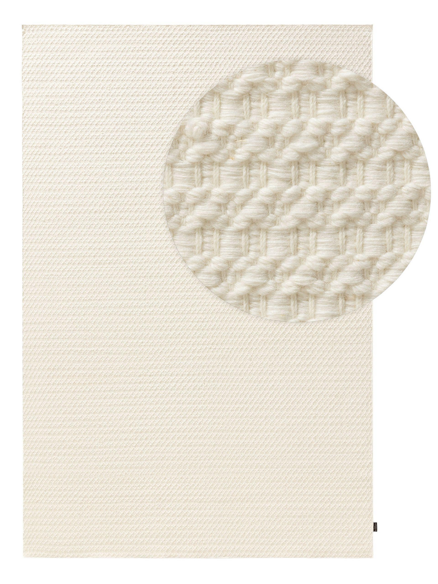 Tapis Japandi laine crème 200x300 – Hera