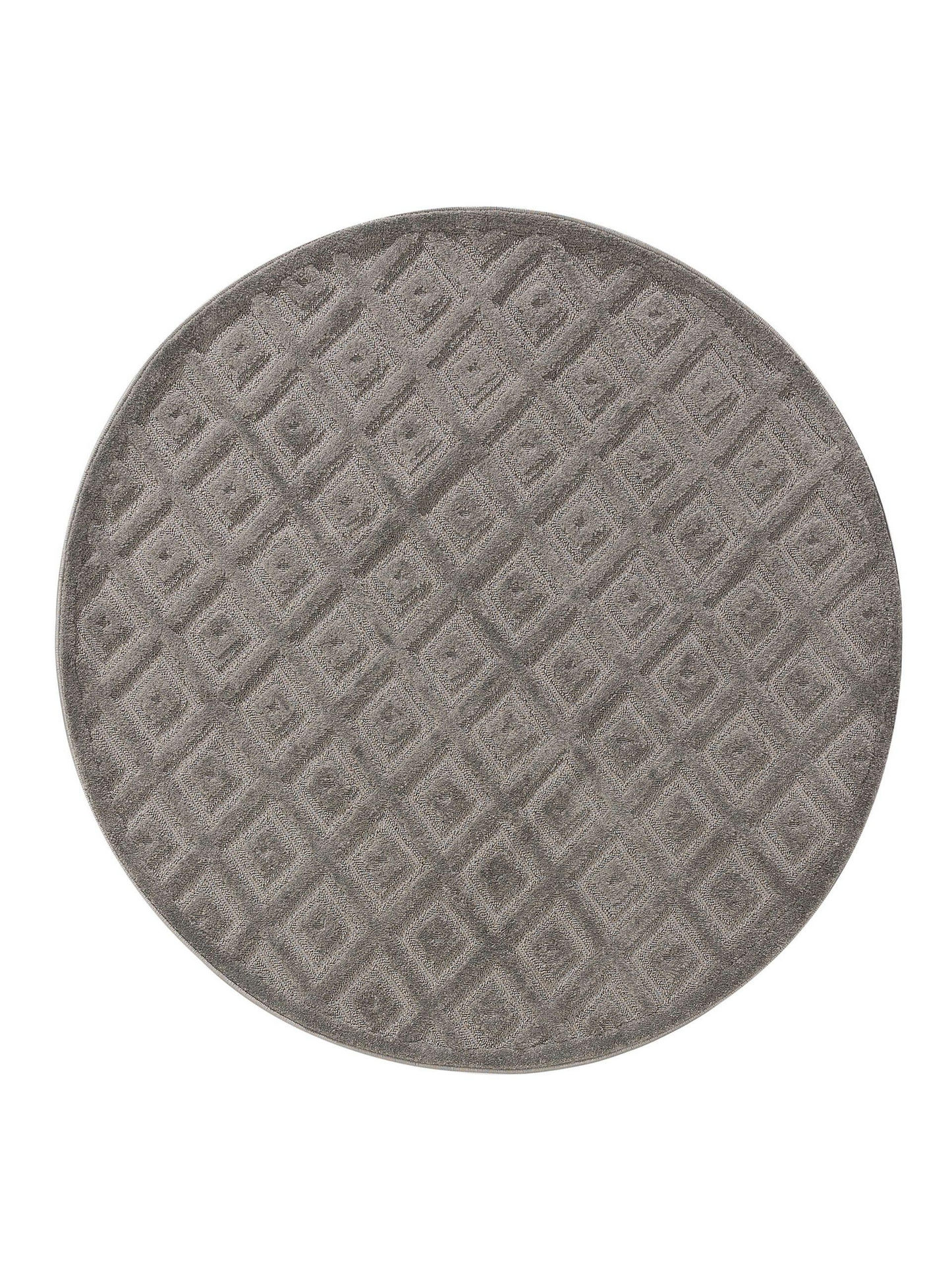 Tapis Crème Rond Japandi D160 – Leo