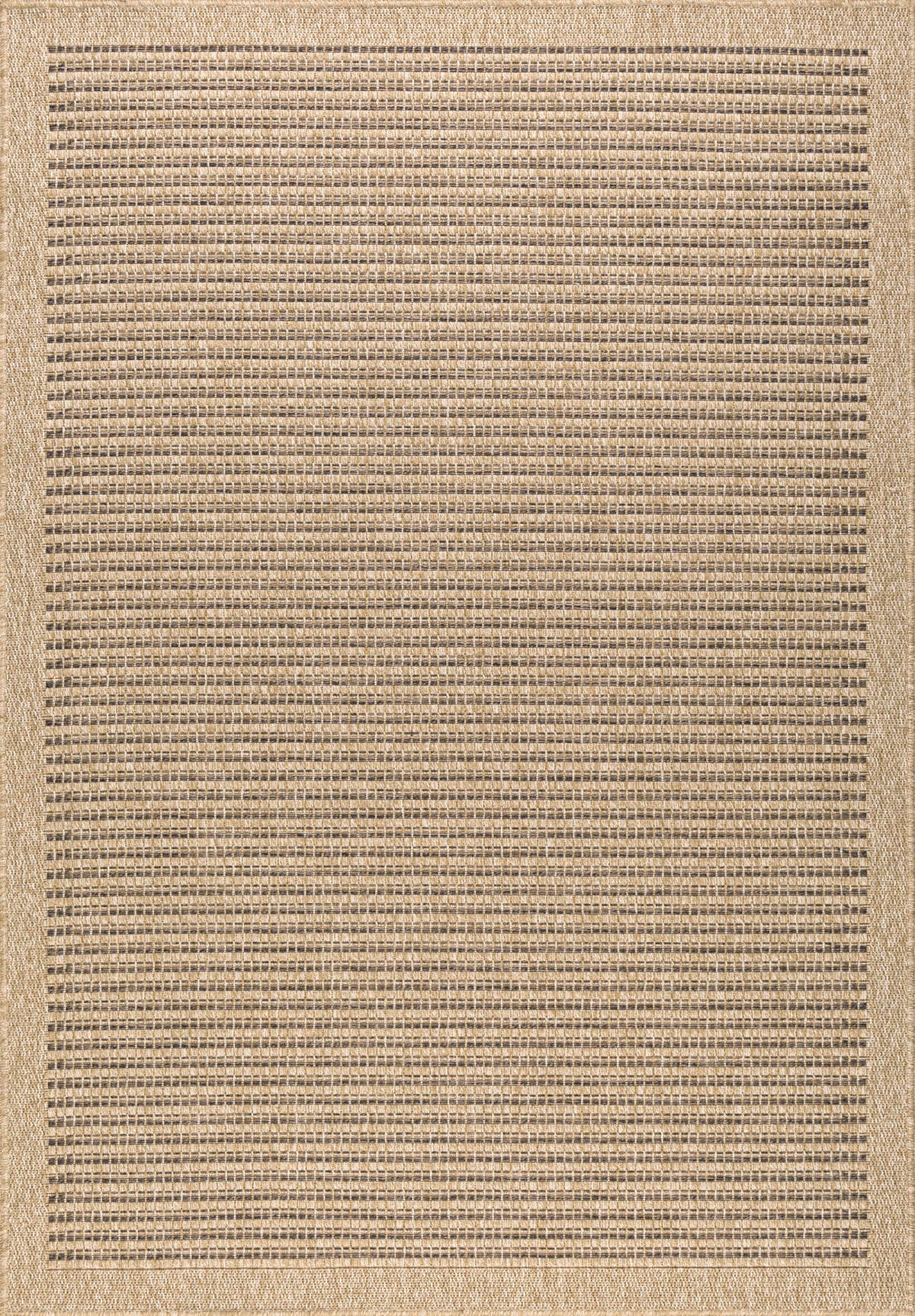 Tapis Intérieur Extérieur Japandi aspect jute marron 160x230 – NATURE