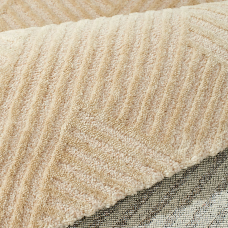 Tapis Geométrique Beige Japandi 200x290 – BIANCA