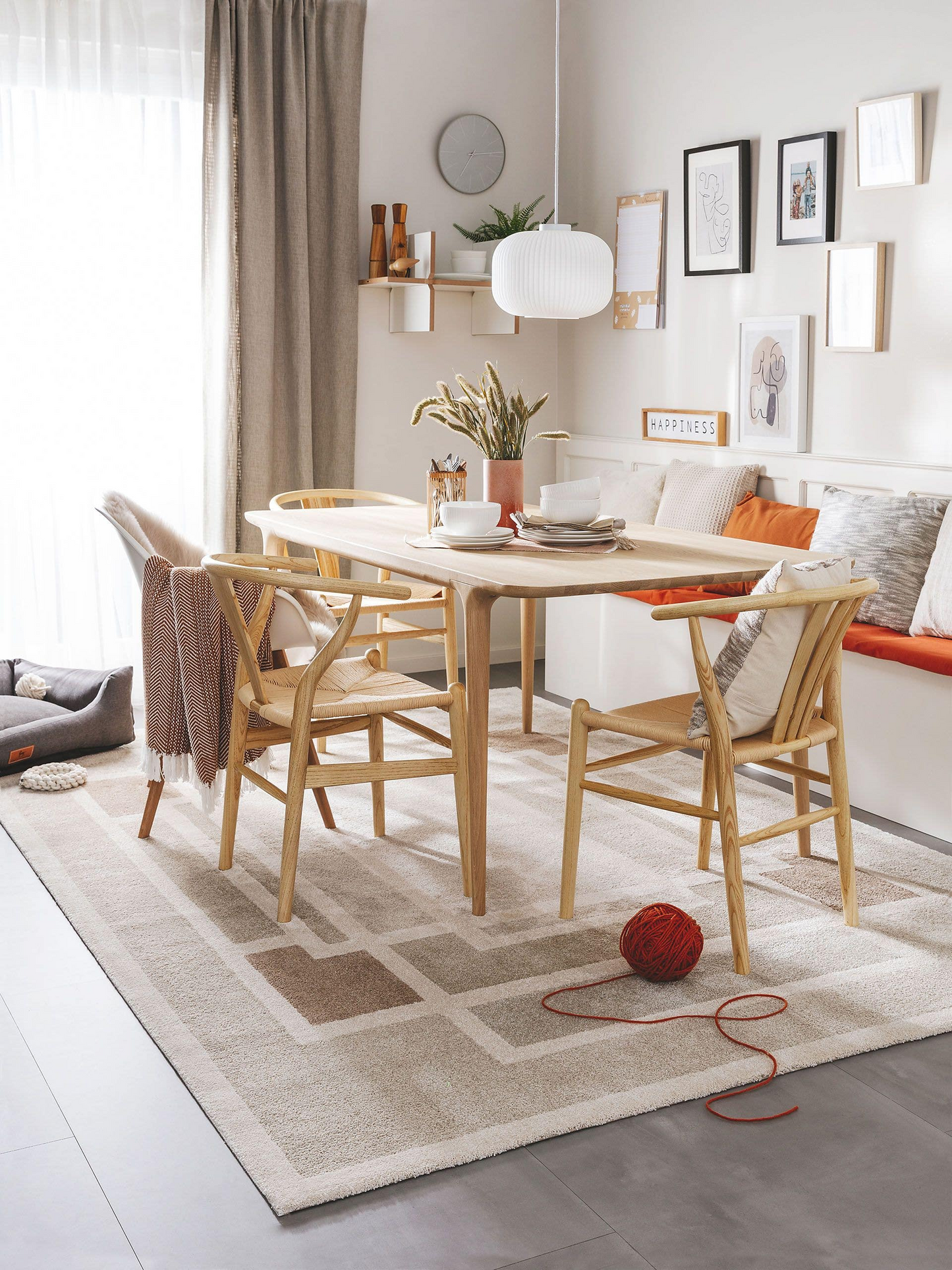 Tapis Japandi multicouleur 240x340 – Ash