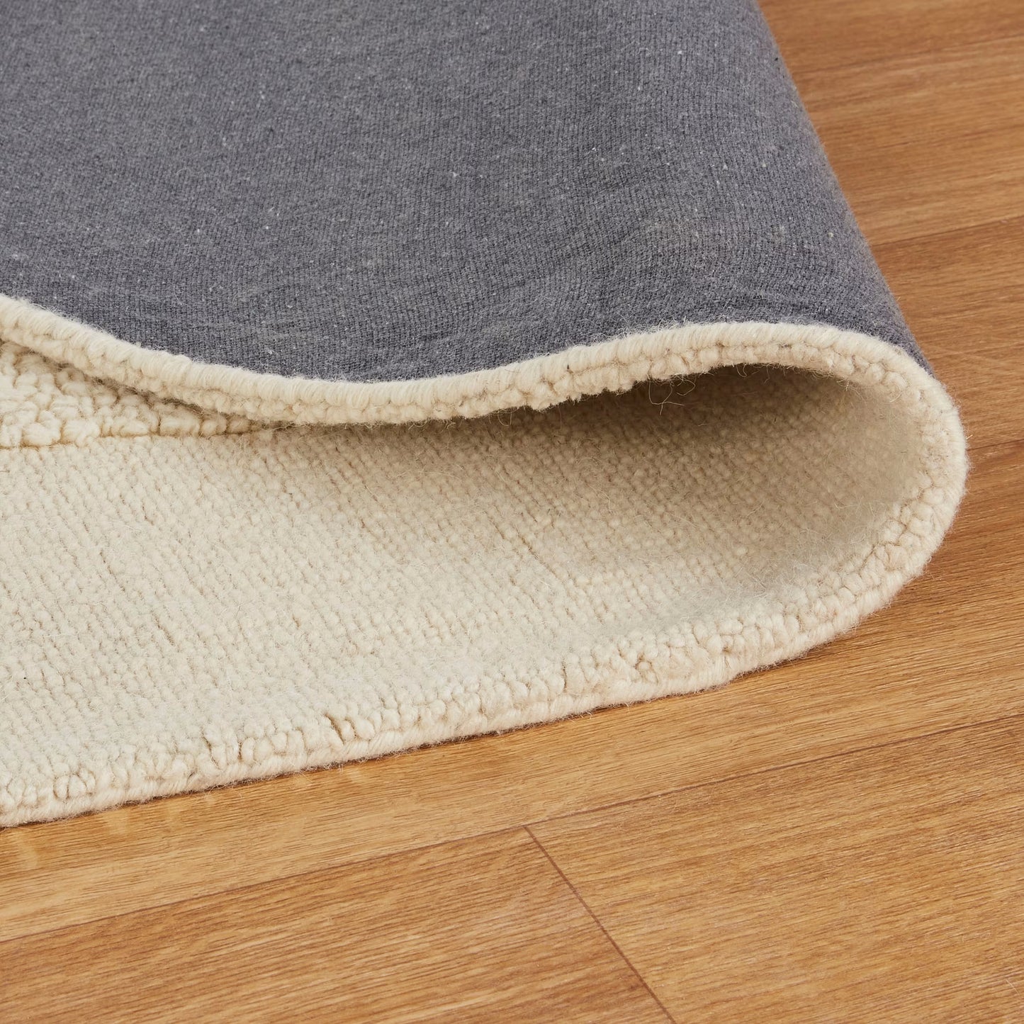 Tapis Ovale Écru Japandi – Evald
