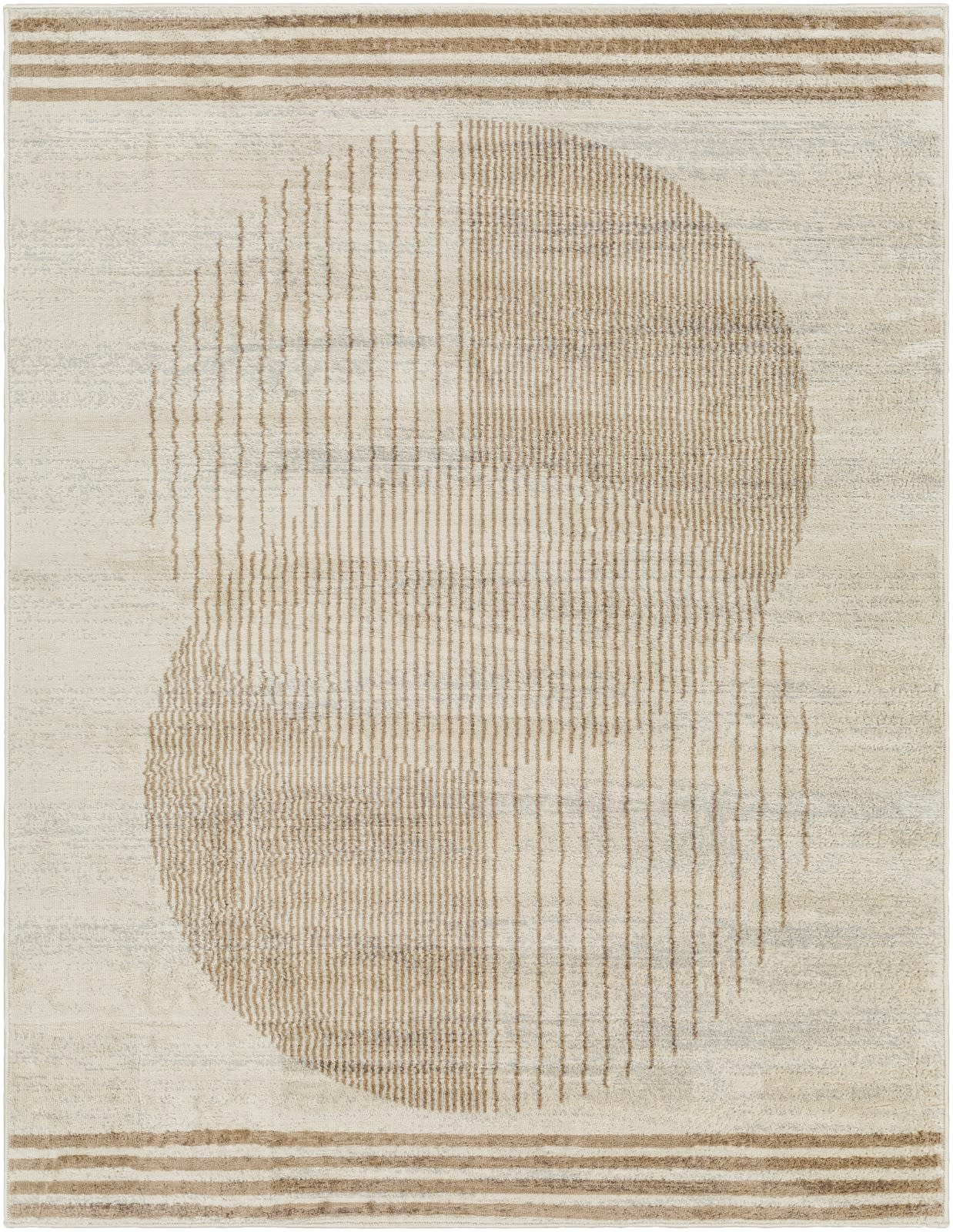 Tapis Japandi scandinave beige/brun 120x170 – Enso2