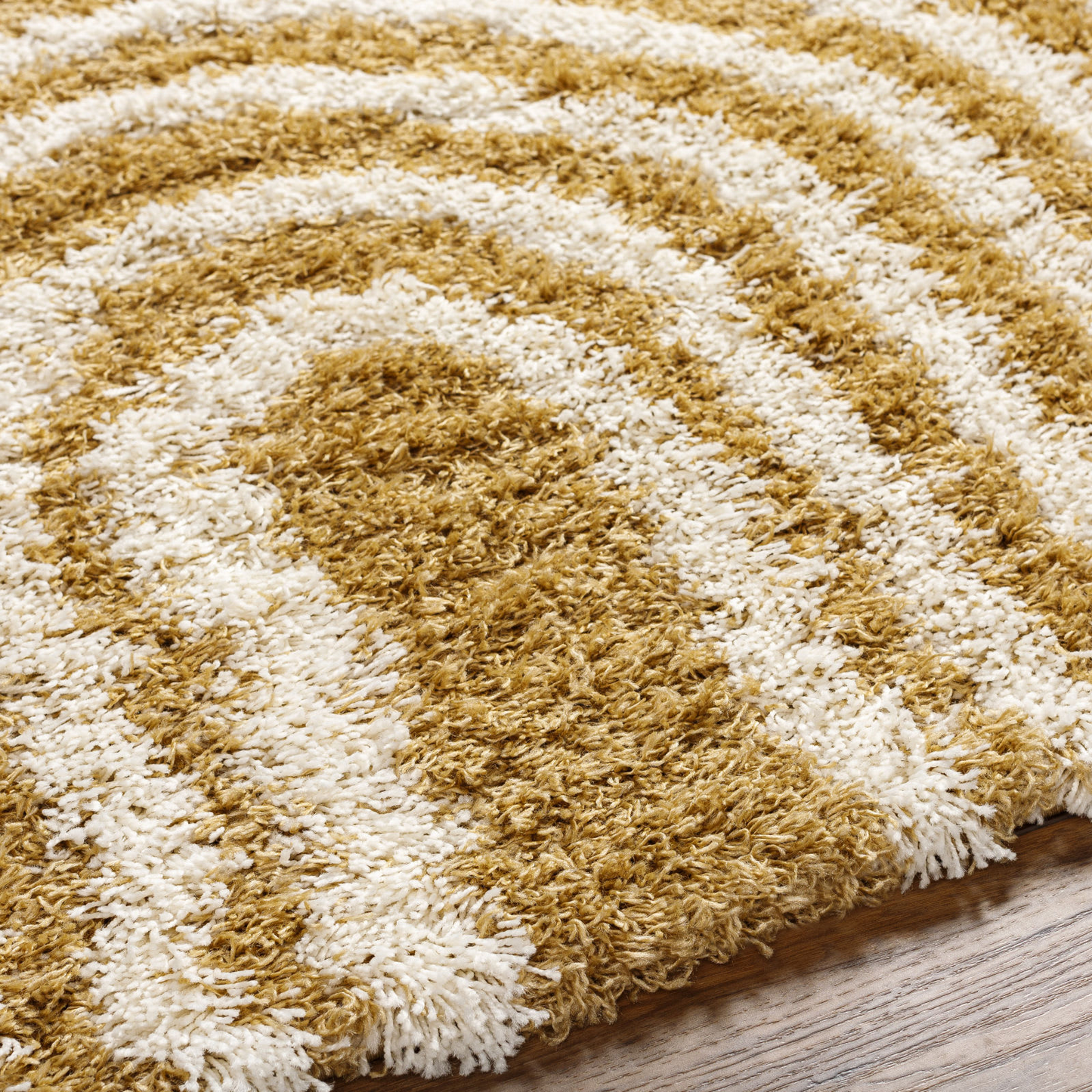 Tapis Shaggy Japandi scandinave blanc/beige 160x220 – Christina