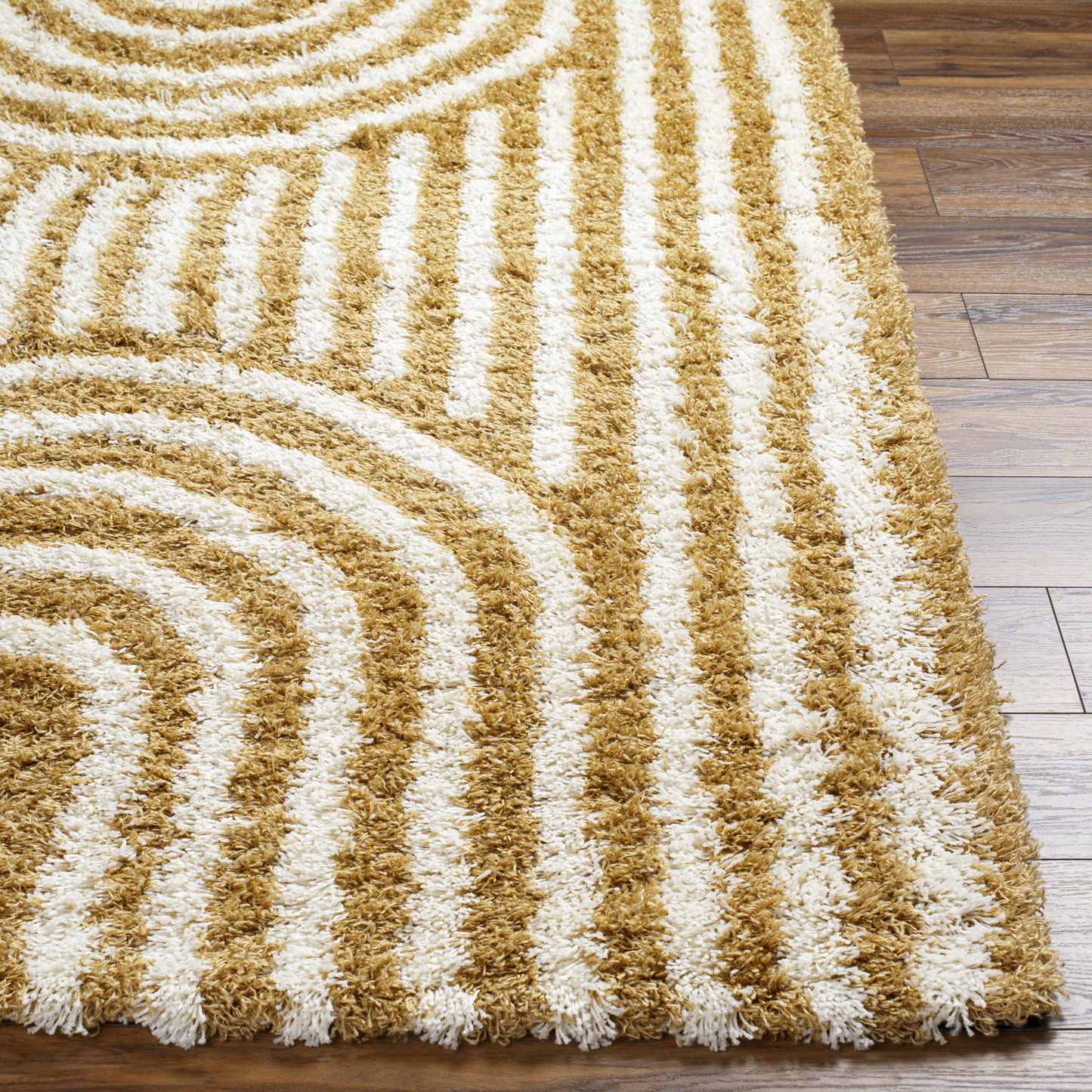Tapis Shaggy Japandi scandinave blanc/beige 160x220 – Christina