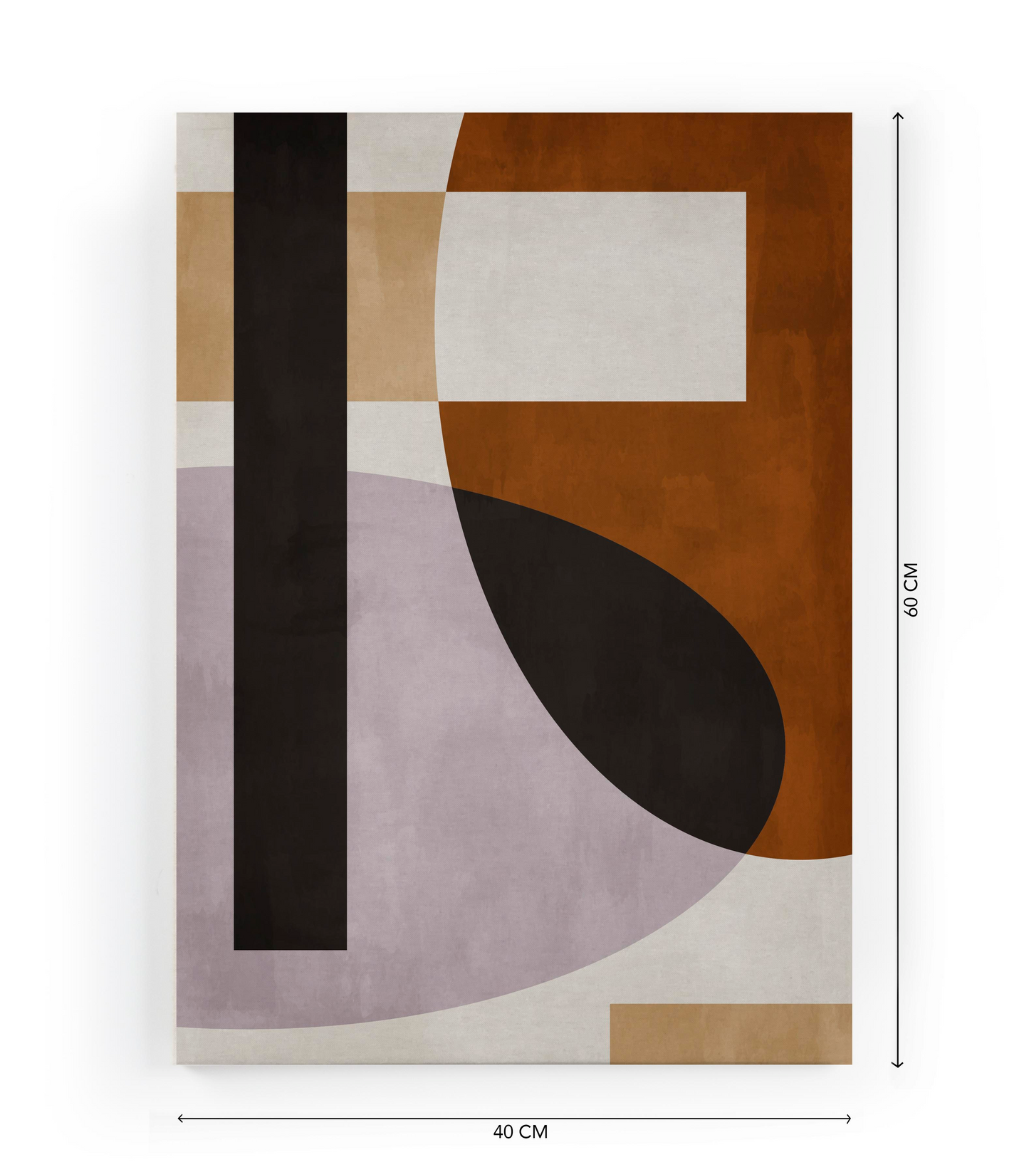 Toile Japandi abstrait mixte 60x40 – Mix abstracto
