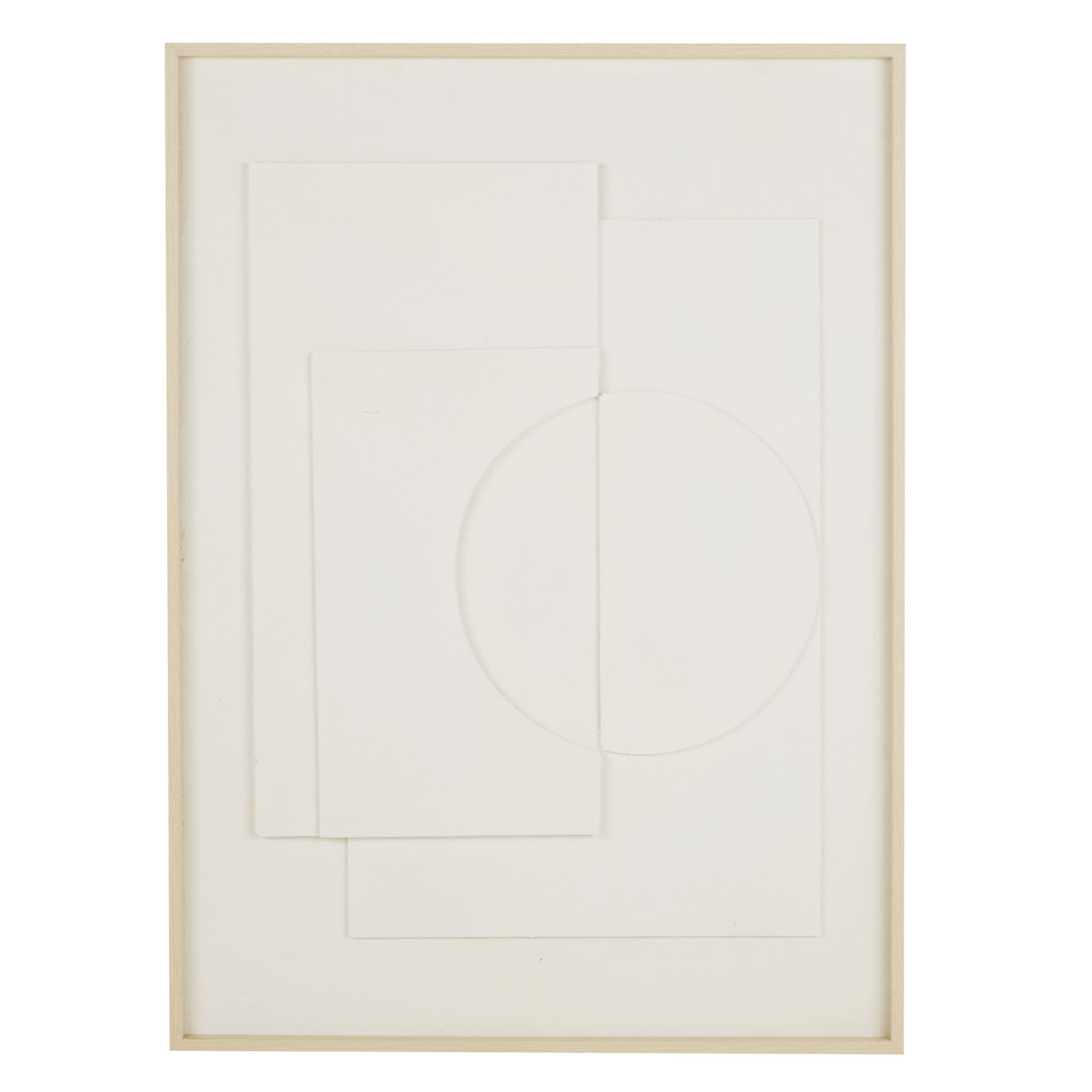 Tableau Japandi abstrait écru 80x110 – MARLON