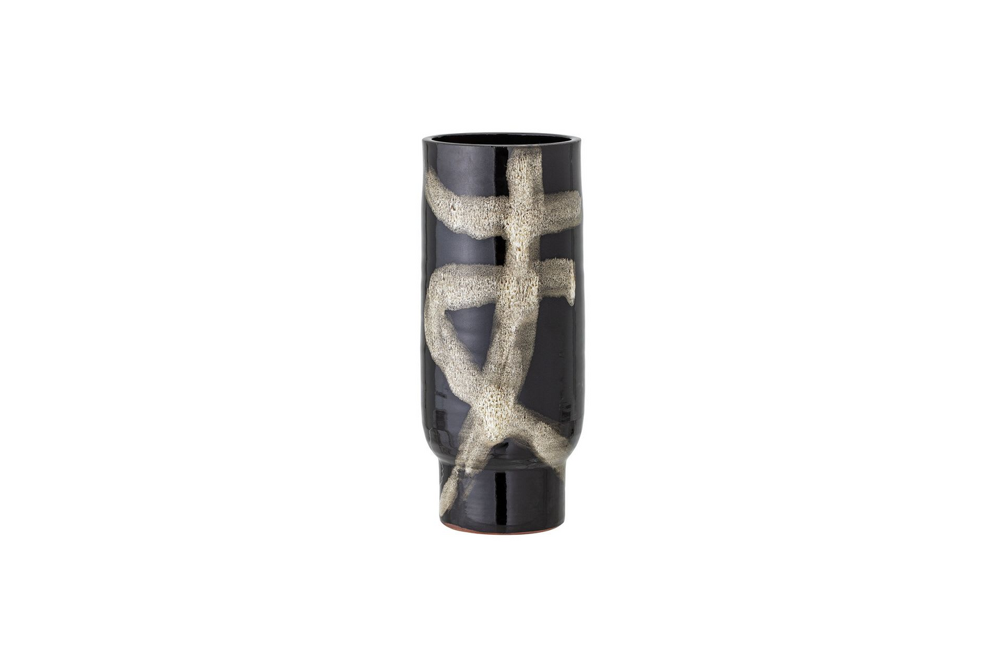 Vase en Terre Cuite Noir Japandi H28.50cm – Vefa