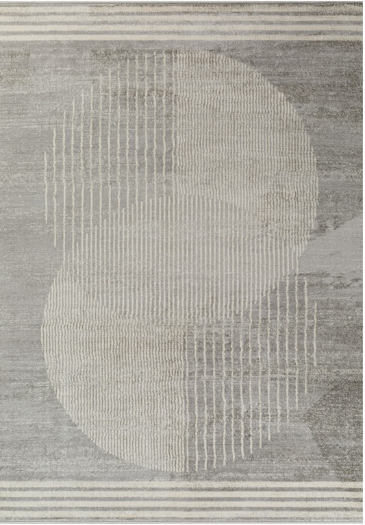Tapis Japandi scandinave moderne beige/brun 160x215 – Enso2