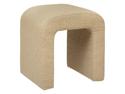 Pouf Tabouret Japandi Bouclette Beige - Bouclette