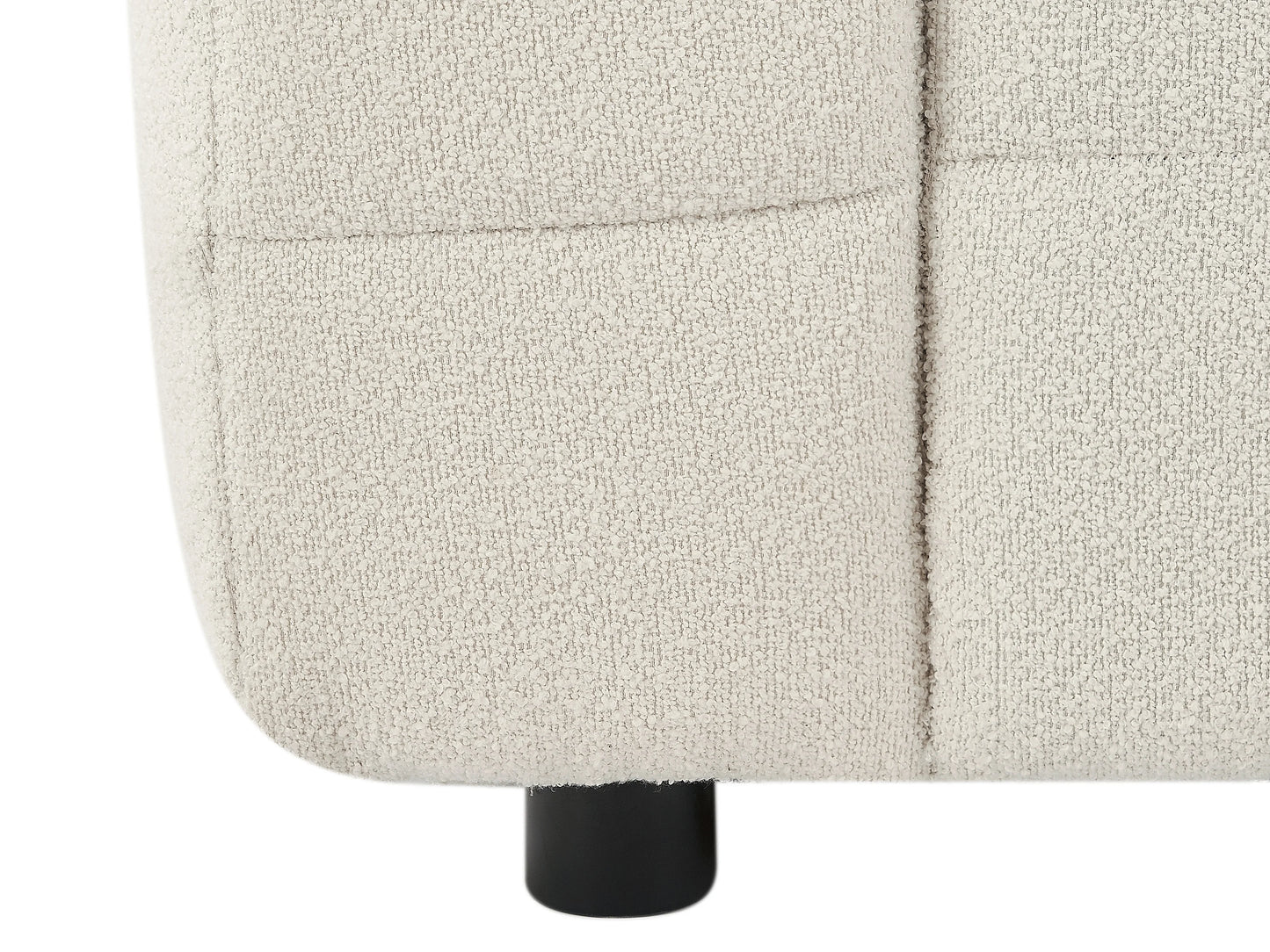 Canapé Japandi Nuage Bouclette Beige 3 Places - Lerici
