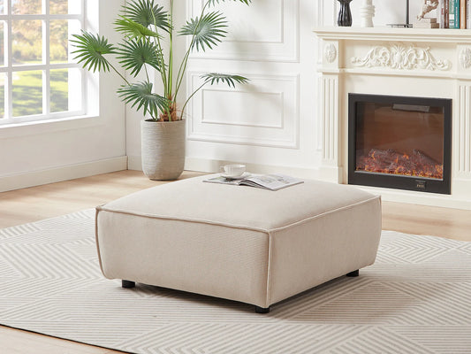 Pouf Douceur Japandi Velours Côtelé - Borore
