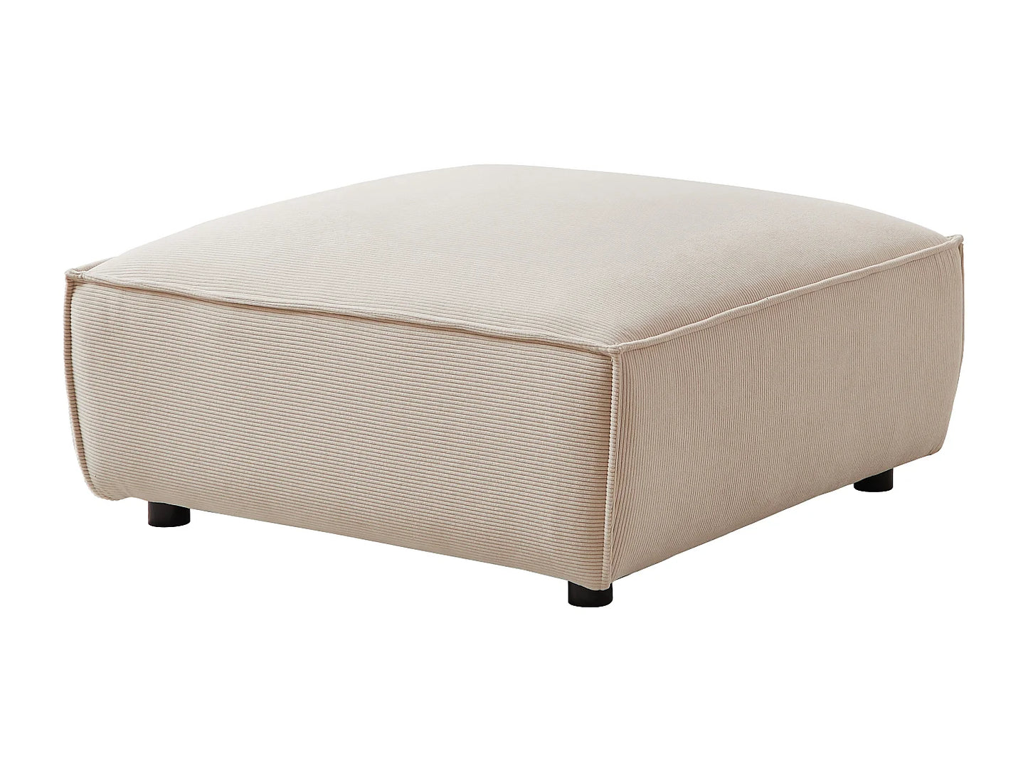 Pouf Douceur Japandi Velours Côtelé - Borore