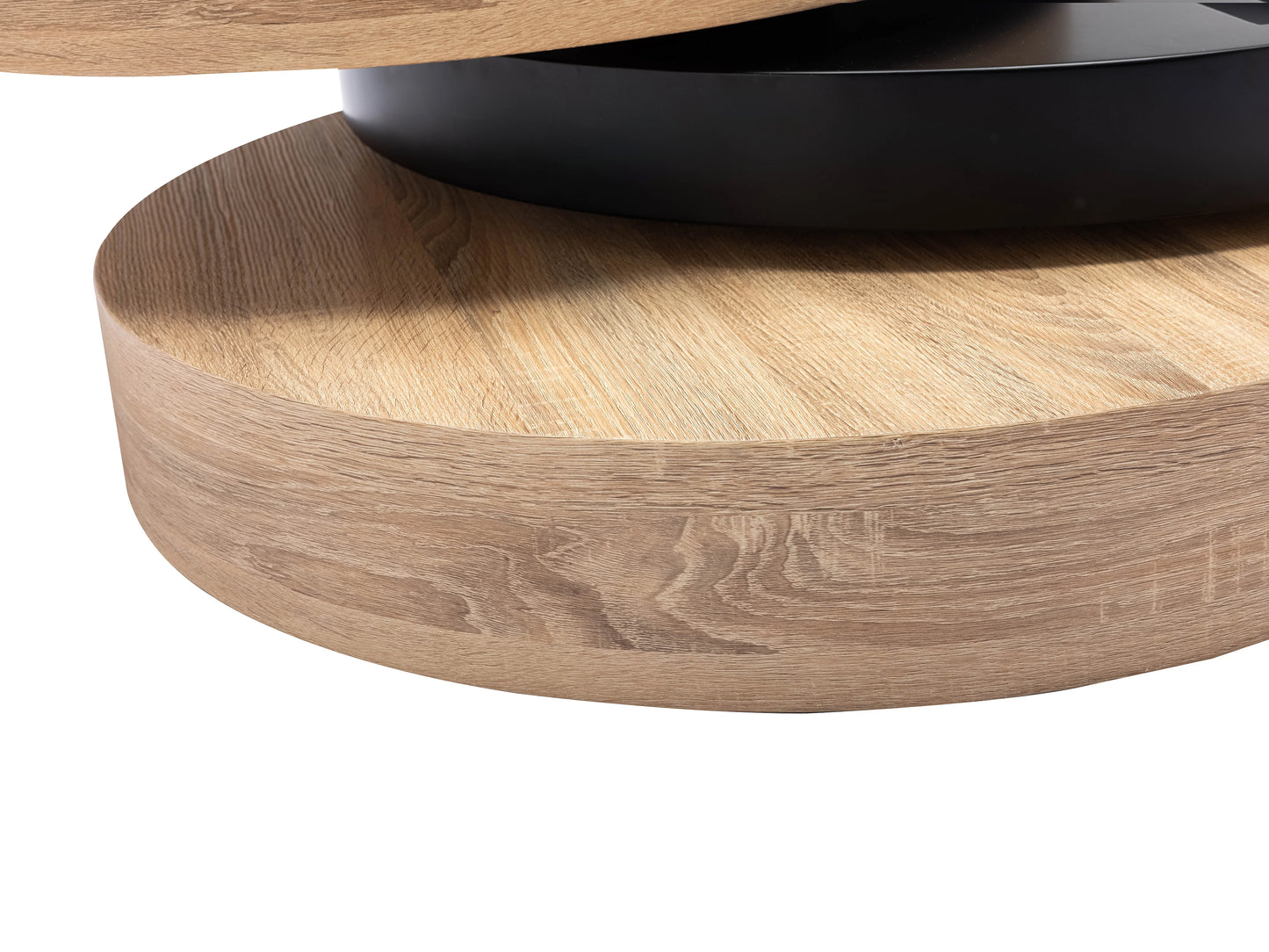 Table Basse Japandi Pivotante Ronde - Janita