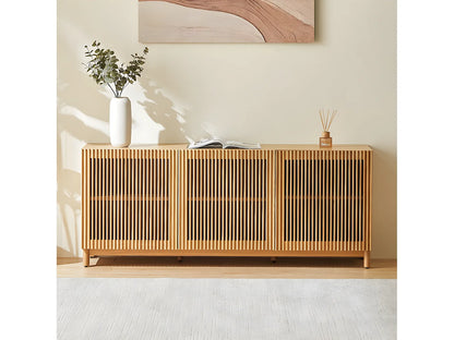 Buffet Frêne Japandi Trois Portes - Umea