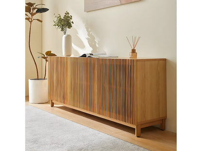 Buffet Frêne Japandi Trois Portes - Umea