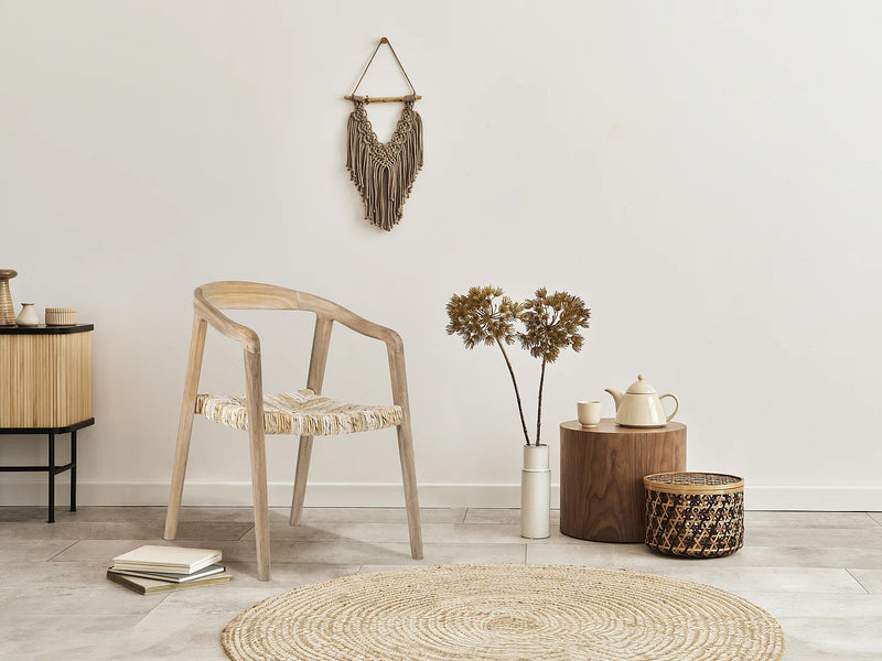 Duo Fauteuils Japandi Teck Naturel Clair - Junaria
