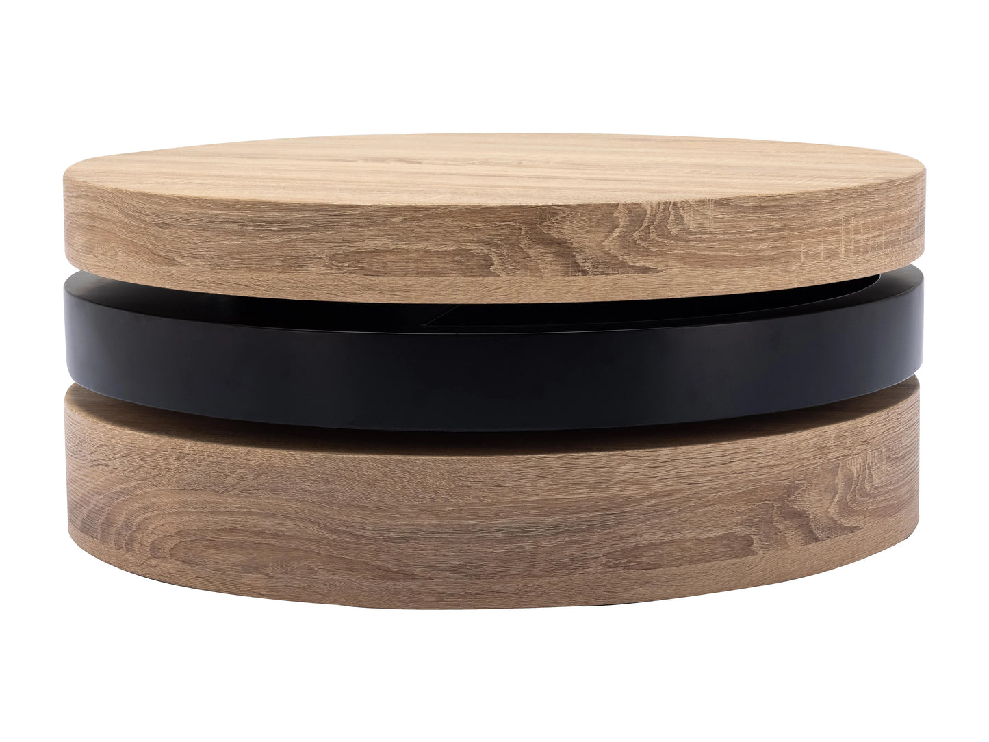 Table Basse Japandi Pivotante Ronde - Janita