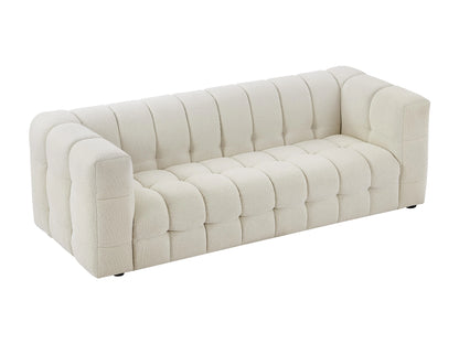 Canapé Japandi Nuage Bouclette Beige 3 Places - Lerici