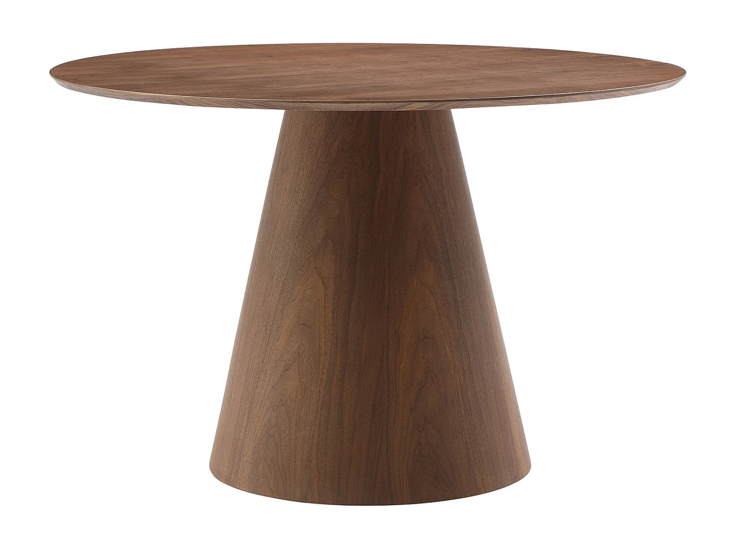 Table Ronde Japandi Quatre Couverts Naturel Foncé - Antaliza