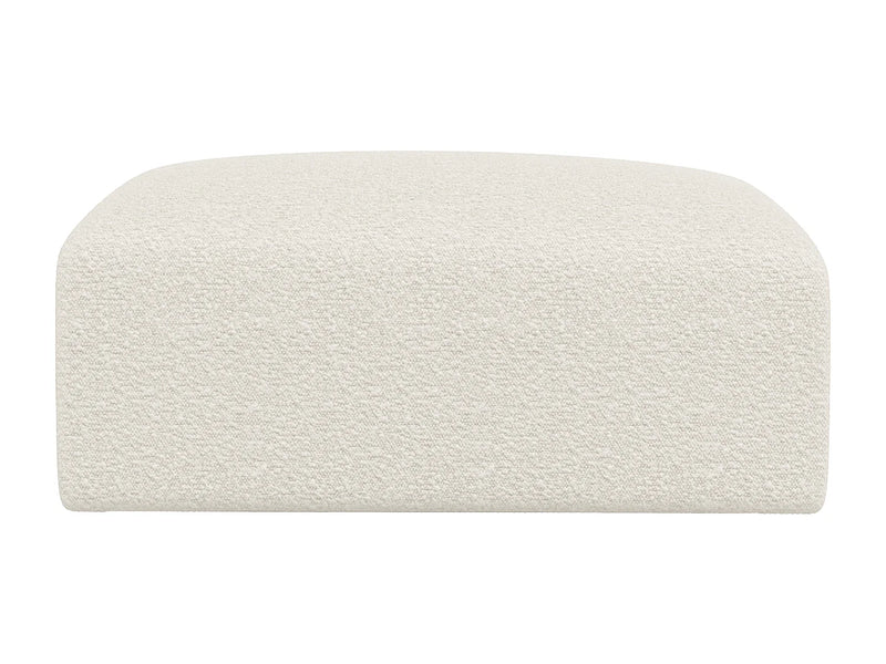 Pouf Nuage Japandi Bouclette Blanc - Pogni