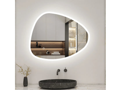 Miroir LED Japandi Tactile Anti-Buée - Aica