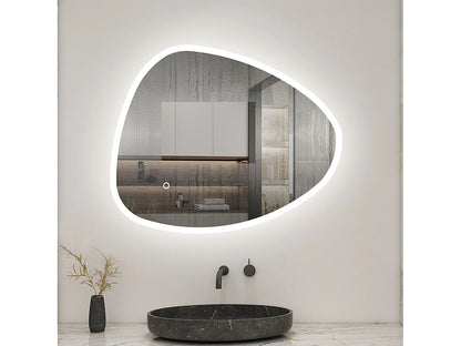 Miroir LED Japandi Tactile Anti-Buée - Aica