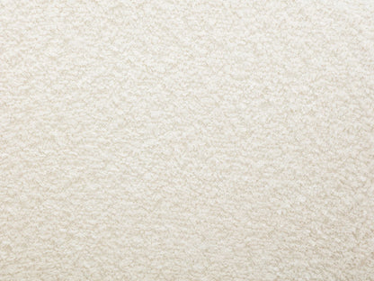 Duo Chaises Accoudoirs Japandi Bouclette Blanc - Soluna