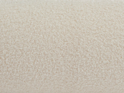 Pouf Intemporel Japandi Tissu Blanc - Lecinio